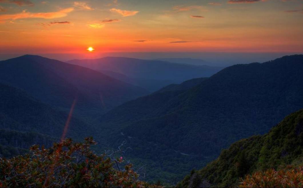 Sunset in the Smokies